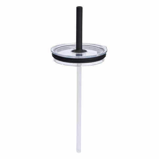 Large Press-In Straw Lid - Clear